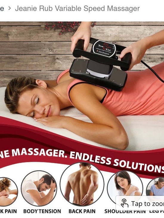 Other - Jeanie Rub Variable Speed Massager - Black